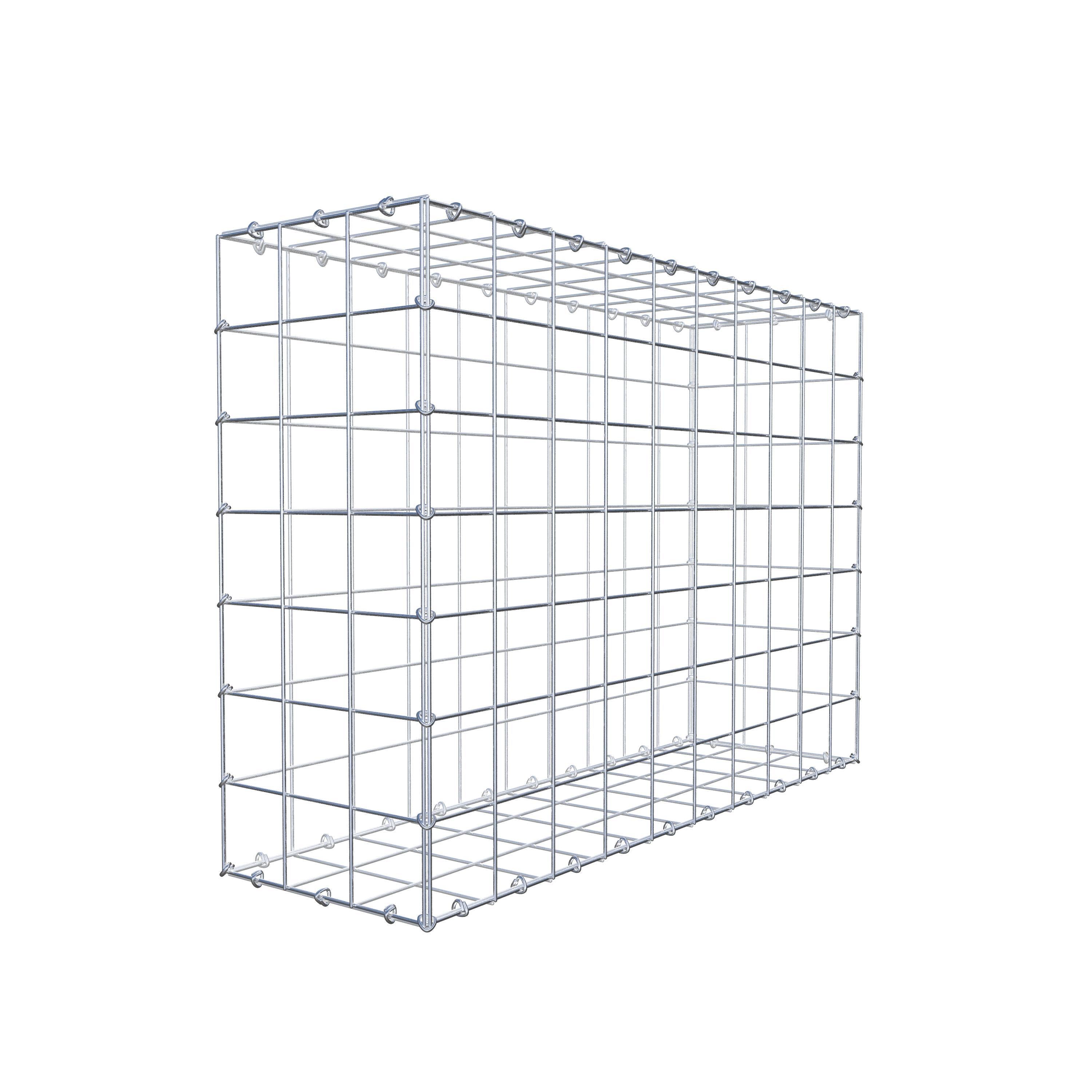 Gabion 100 cm x 70 cm x 30 cm (L x H x D), maskestørrelse 10 cm x 10 cm, C-ring