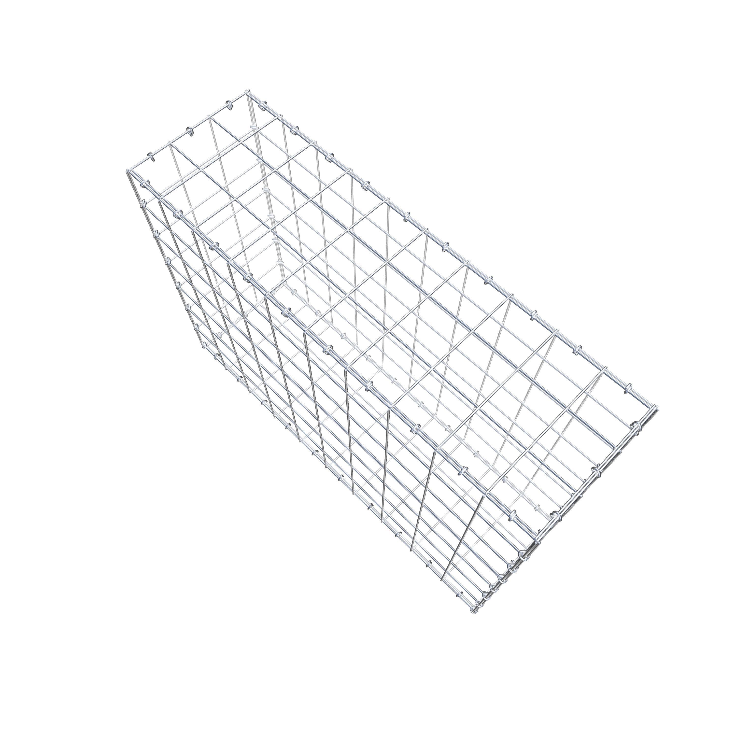 Gabion 100 cm x 70 cm x 30 cm (L x H x D), maskestørrelse 10 cm x 10 cm, C-ring