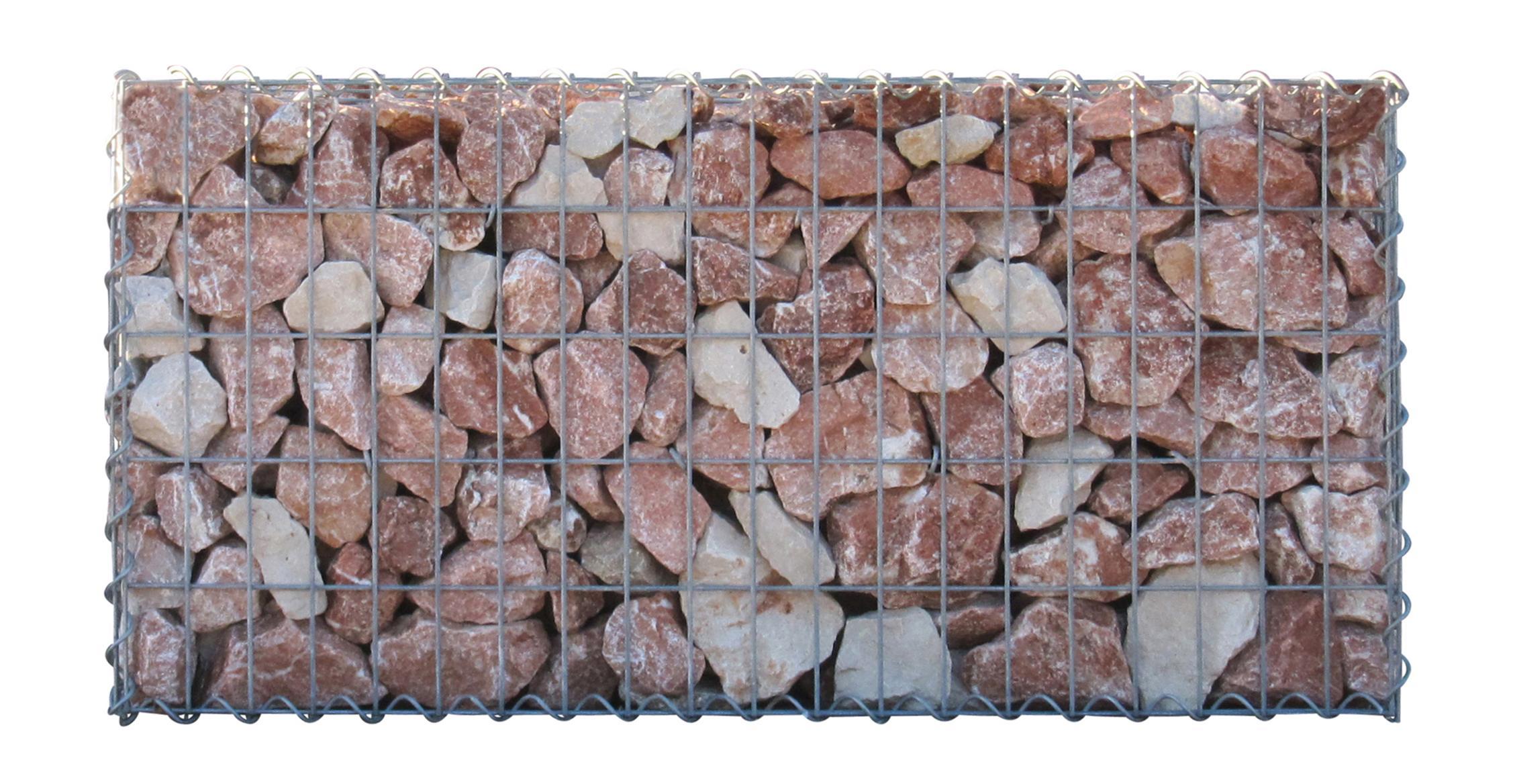 Gabion 100 cm x 50 cm x 50 cm (L x H x D), maskestørrelse 5 cm x 10 cm, spiral