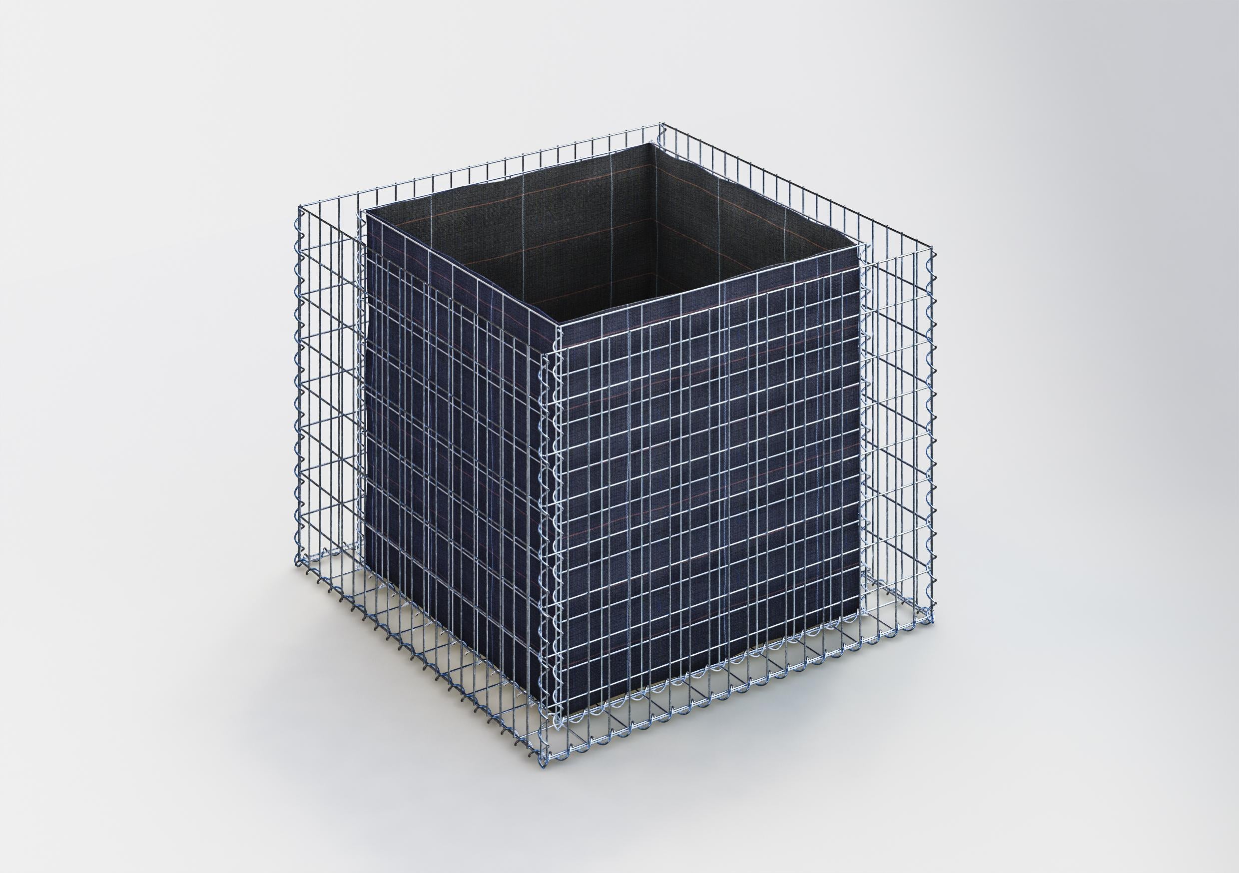 Hochbeet eckig 100 cm x 80 cm x 100 cm (L x H x T), Maschenweite 5 x 10 cm, Wandstärke 10 cm