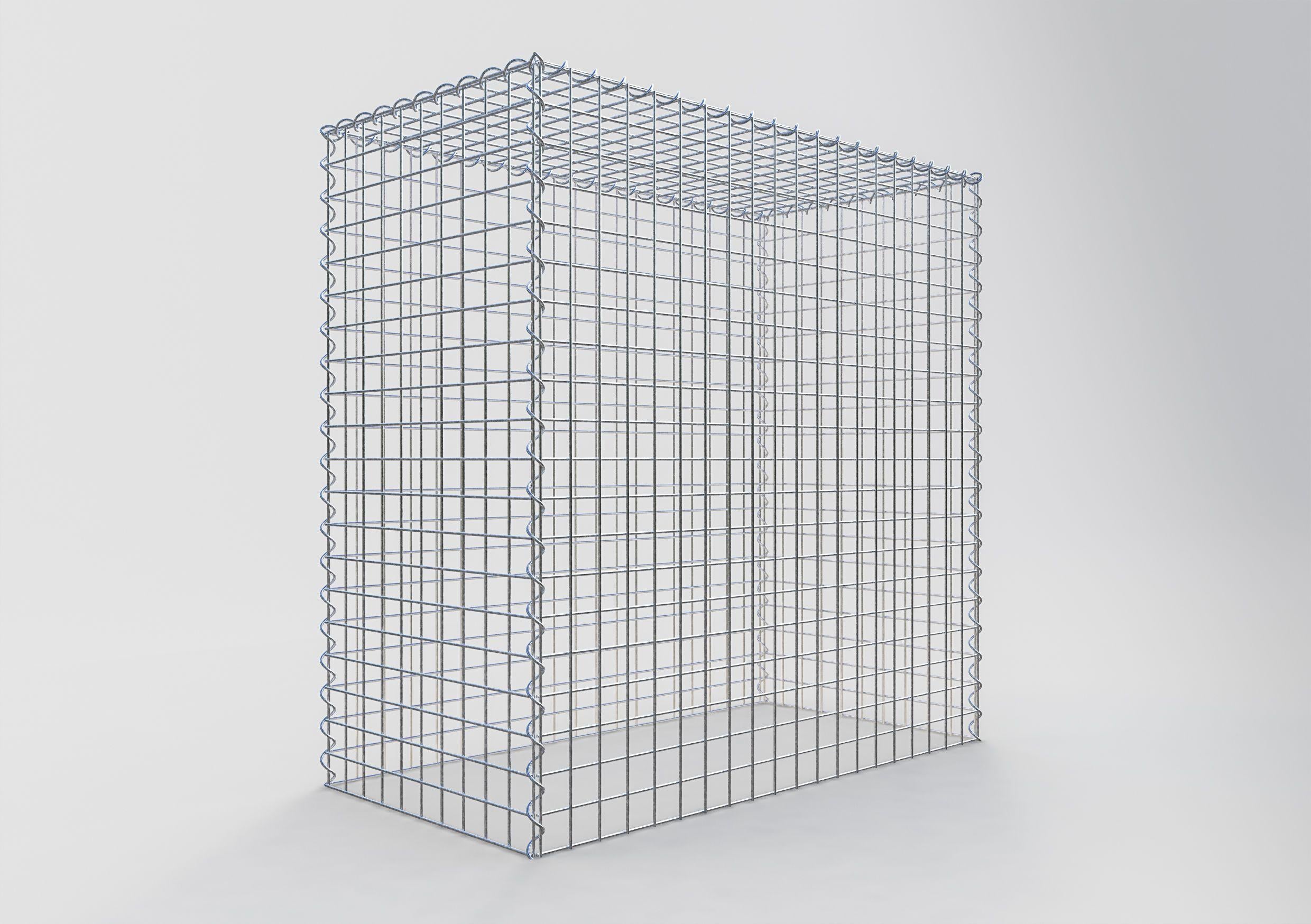 Grown-on gabion type 3 100 cm x 100 cm x 50 cm (L x H x D), mesh size 5 cm x 5 cm, spiral