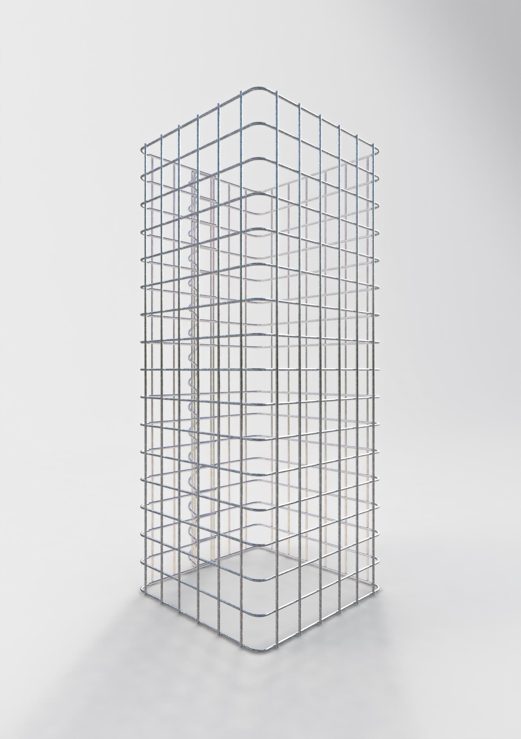 Gabion column square 32 cm x 32 cm, 80 cm height, MW 5 cm x 5 cm