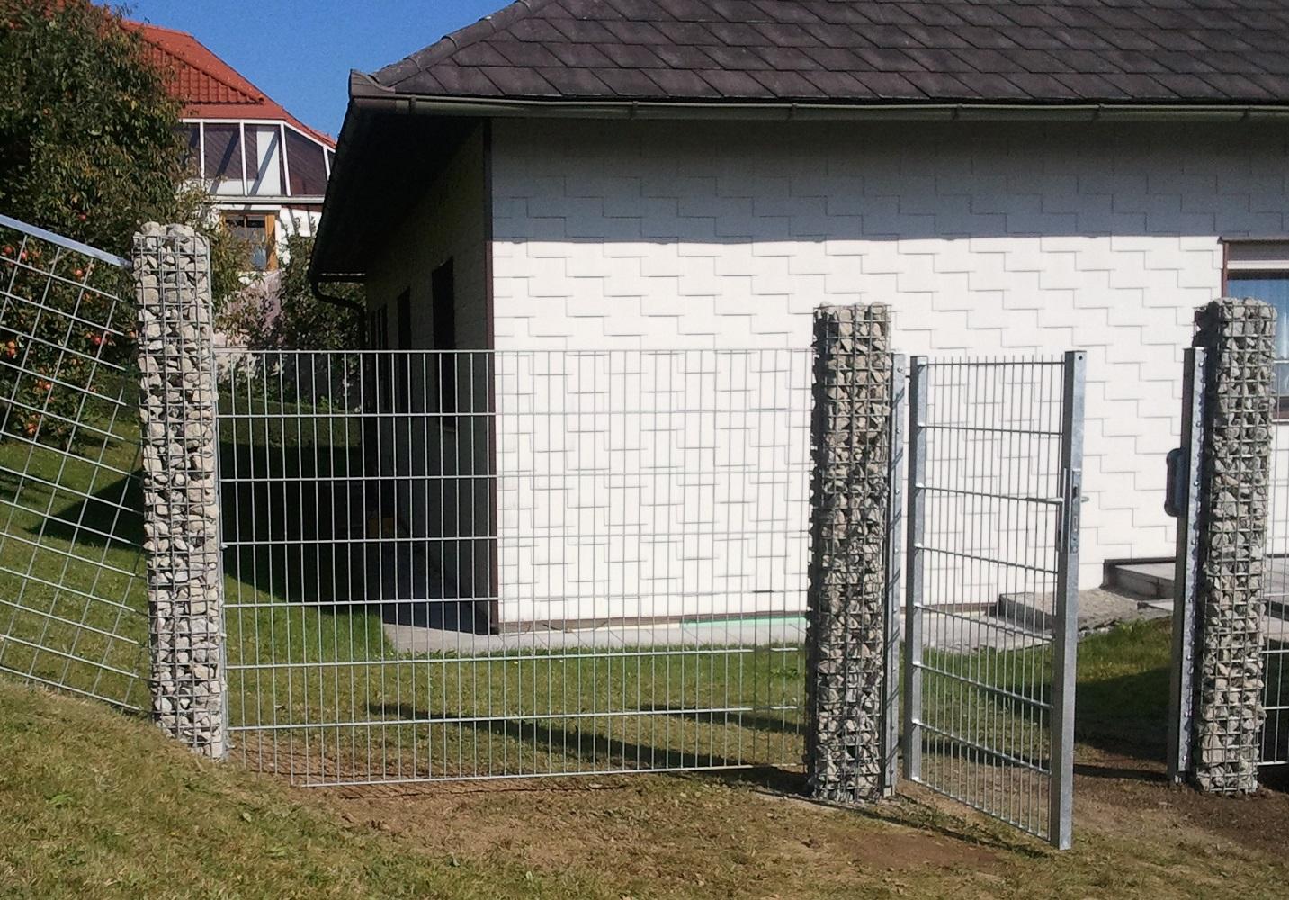 Gabion column 22 x 22 cm MW 5 x 5 cm square