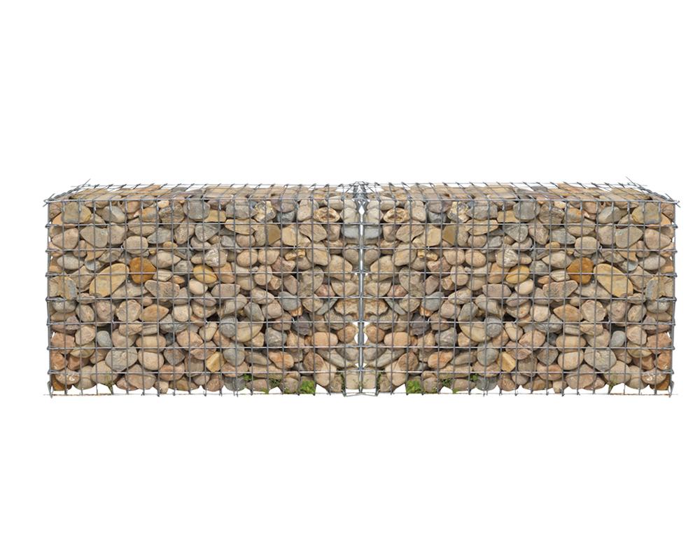 Gabion plug 104 cm x 81 cm x 34 cm (L x H x D), mesh size 5 cm x 10 cm